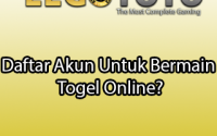 Daftar Akun Untuk Bermain Togel Online