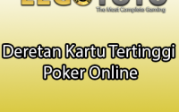 Deretan Kartu Tertinggi Poker Online