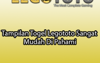 Tampilan Togel Legototo Sangat Mudah Di Pahami